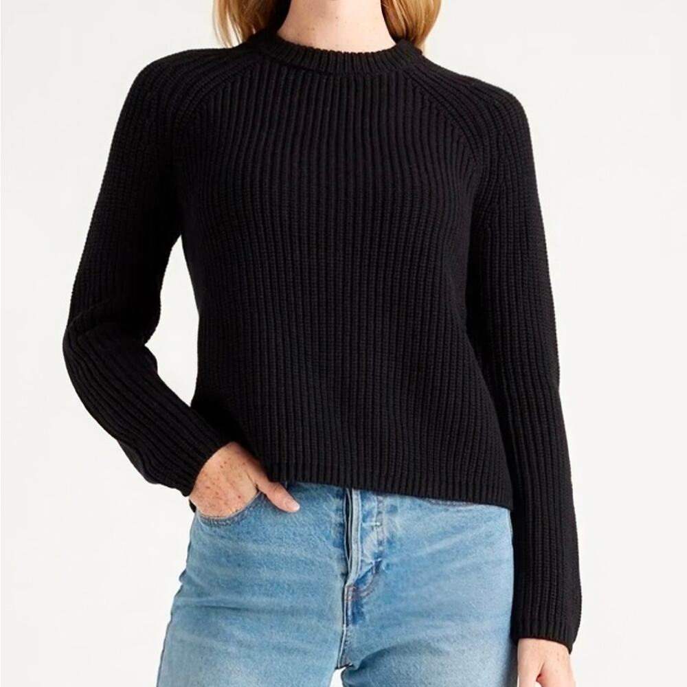 Quince 100% Organic Cotton Fisherman Crew Sweater